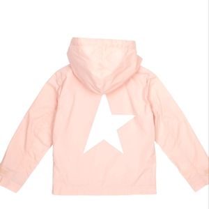 Girls Golden Goose padded windbreaker jacket-soft pink